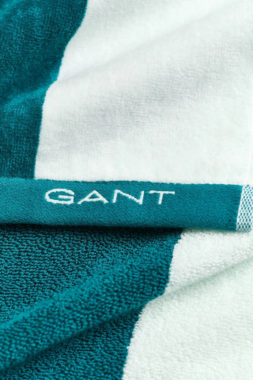 Gant Πετσέτα Θαλάσσης Βαμβακερή Μπλε 100x180εκ.