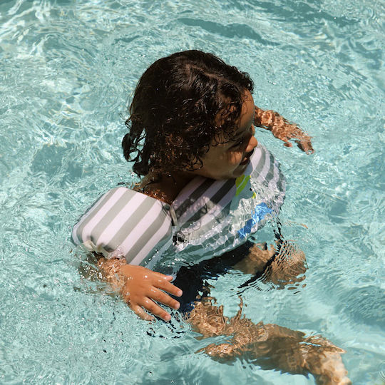 Sunnylife Life Jacket 3-6 Years Eli Elephant Green Stripe 26180127