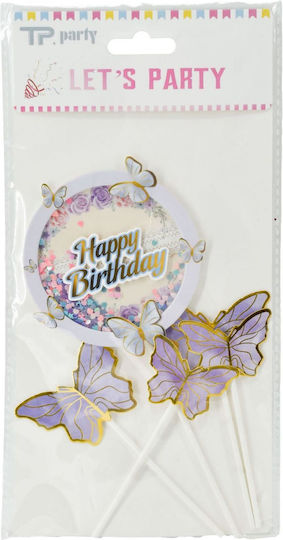 Tpster Happy Birthday Tortendekoration 5Stück