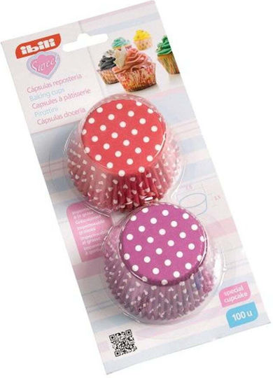 Ibili Φορμάκια για Cupcakes για Party 100τμχ