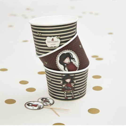 Santoro Cupa Ruby Pentru Petreceri 8 Bucăți