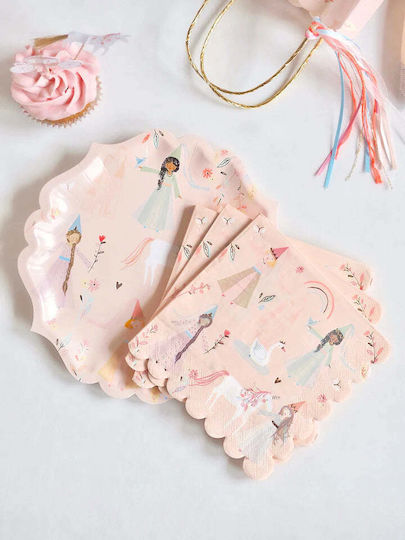 Meri Meri Prinzessin Partygeschirr Platte Für Party 8 Stück