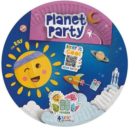 Tessera Platte für Party 8Stück
