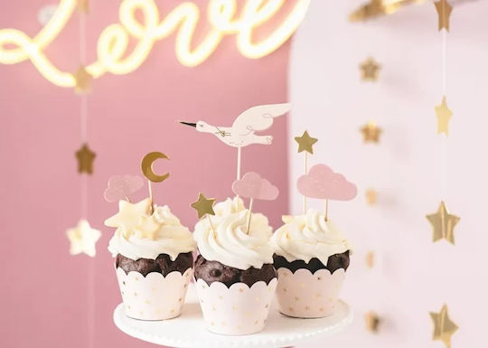 PartyDeco Διακοσμητικό Γλυκών για Party 7τμχ