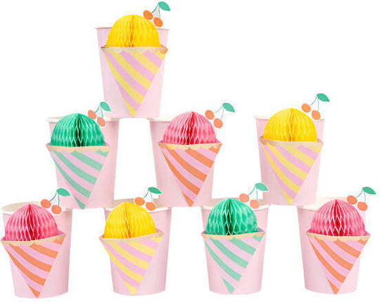 Meri Meri Чаша за Парти за Сервиране 8 Бройки Ice Cream