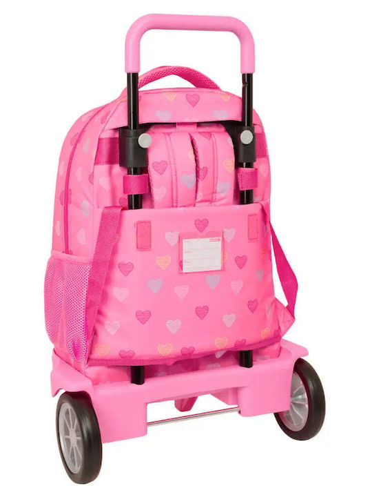 Safta Schulranzen Trolley Rosa