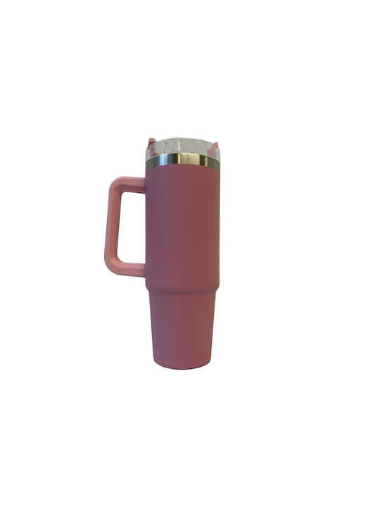 District75 Wasserflasche 900ml Rosa