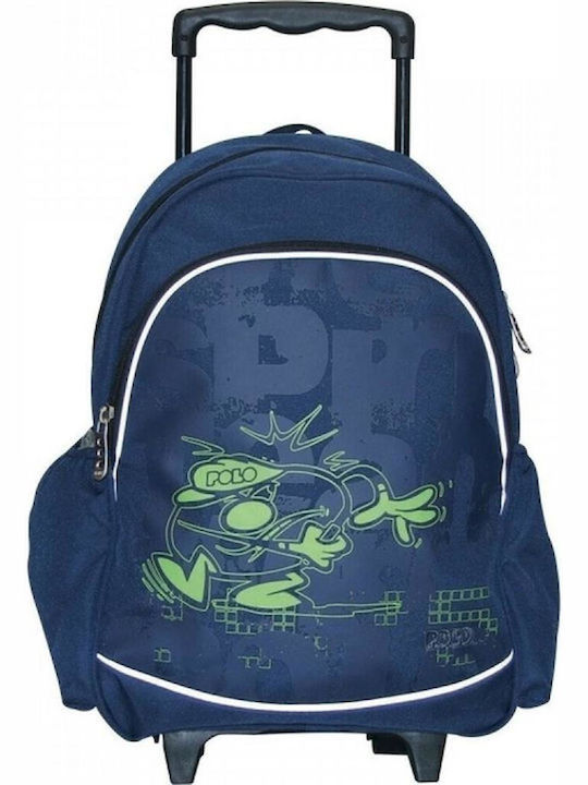 Gim Ninja Power Turtle School Bag Trolley Kindergarten Multicolour with Water Bottle Holder