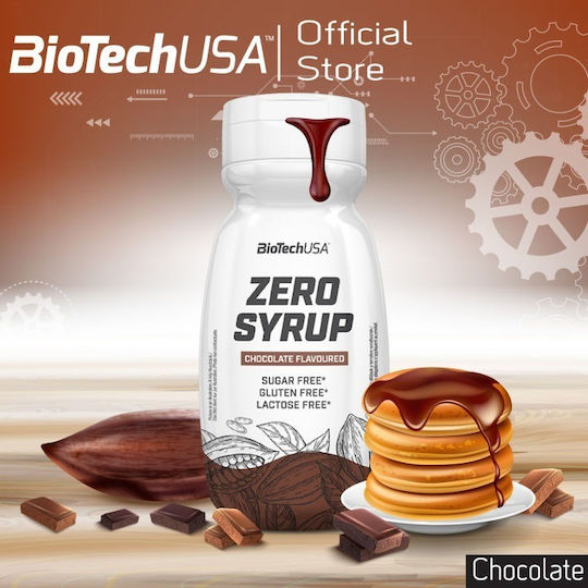 Biotech USA Confectionery Syrup Zero with Chocolate Flavour Sugar Free 320ml