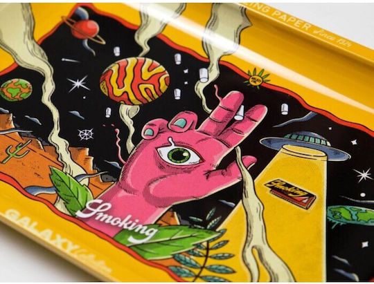 Smoking Rolling Tray Δίσκος Small Earth 28x18cm