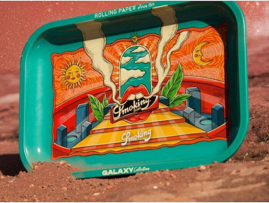 Smoking Rolling Tray 18cm Μπλε