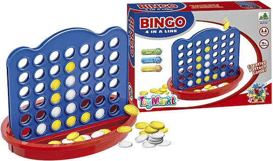 Επιτραπέζιο Παιχνίδι Bingo In A Line για 2 Παίκτες 5+ Ετών (EN) ToyMarkt
