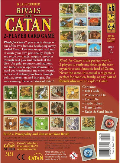 Επιτραπέζιο Παιχνίδι Rivals For Catan για 2 Παίκτες 10+ Ετών (GER) Kosmos