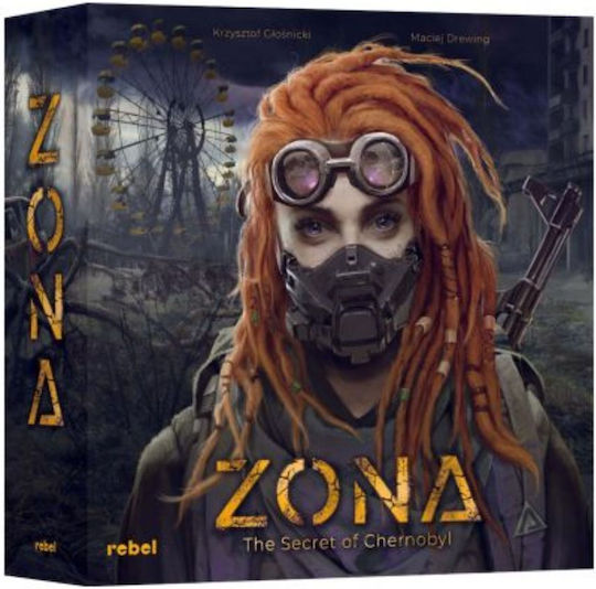 Board Game Zona: The Secret of Chernobyl for 1-4 Players 18+ Years Old (EN) Rebel Pl