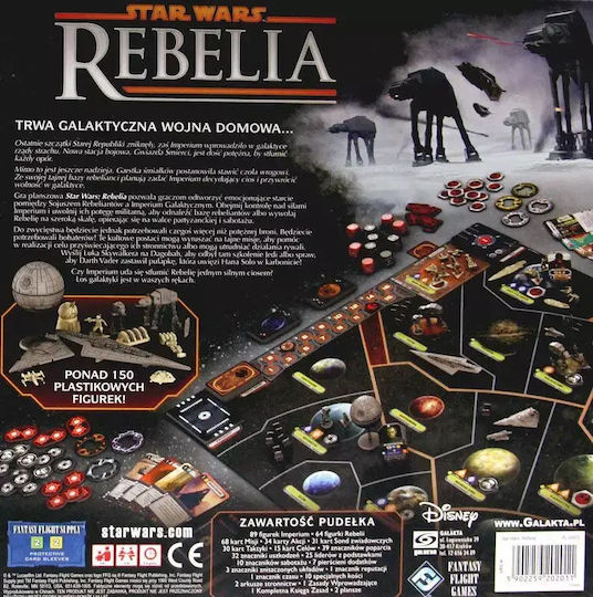 Game Expansion Star Wars: Rebellion 14+ Years Old (PL) Galakta