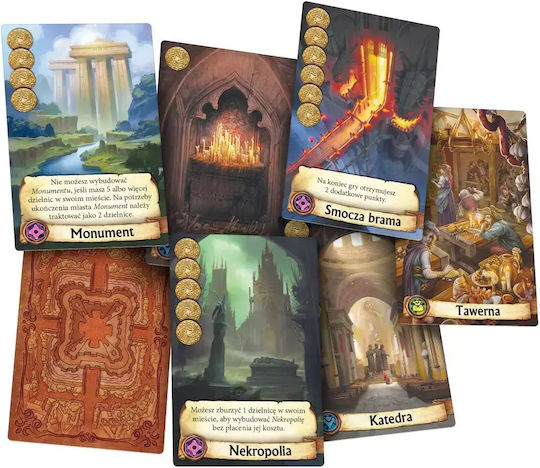 Board Game Citadels (pl) for 2-8 Players 12+ Years Old (PL) Rebel Games