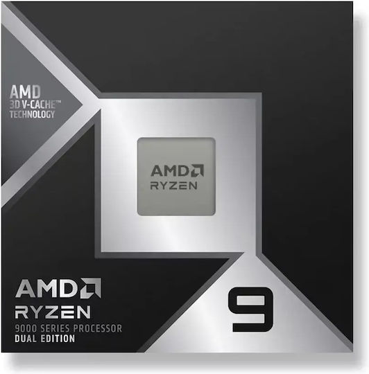 AMD Ryzen 9 9950X3D2 Dual Edition 4.3GHz CPU Processor 16 Cores for Socket AM5 in Box