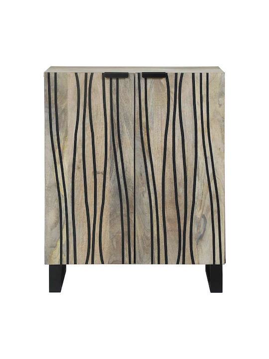 Kleiderschrank Büro White and Black 60x33.5x75cm