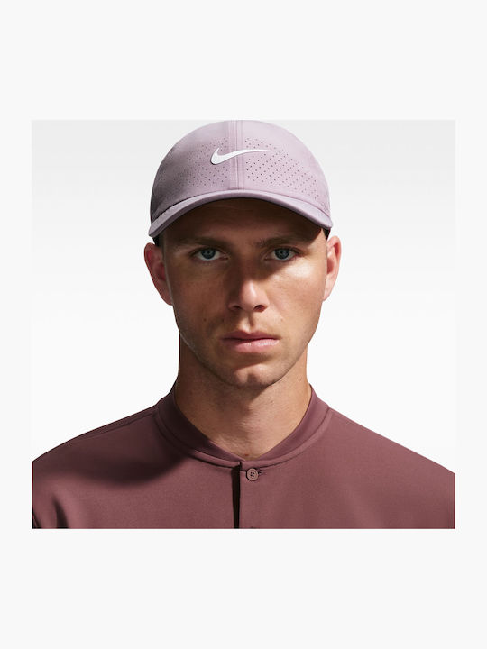 Nike Dri-fit Adv Club Unstructured Tennis Kappen Lila Ore Weiß