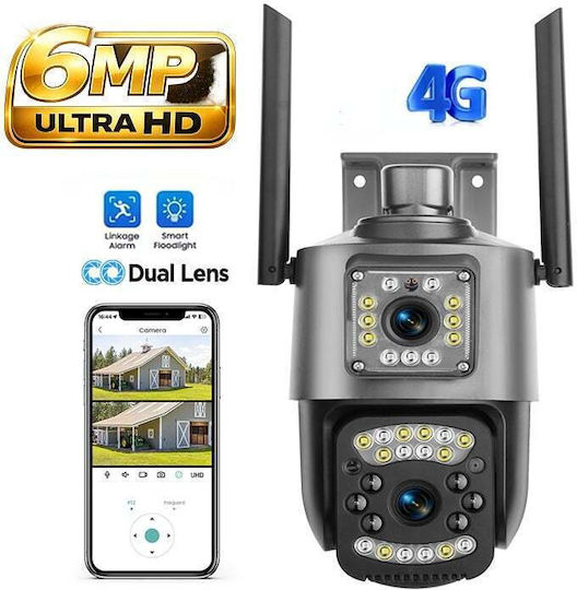 V380 PRO IP Cameră De Supraveghere 4G Full HD+ 6MP Rezistentă La Apă Cu Comunicare Bidirecțională