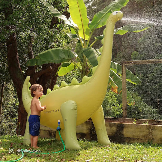 Sunnylife Inflatable Pool Toy Dino Giant Sprinkler Into Wild Khaki 26180175