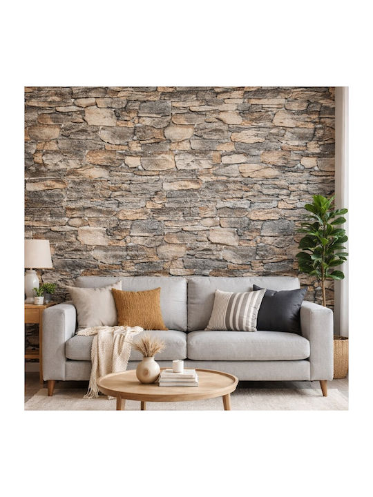 Panouri Decorative 3D Spumă Autoadeziv Bej 77x70cm