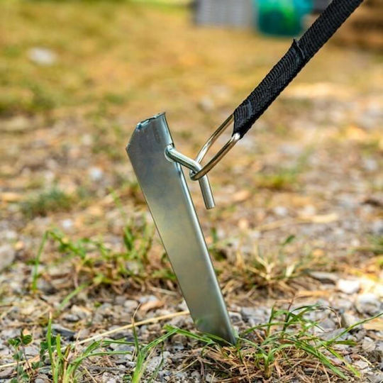 Lampa Σετ Στήριξης Πρόσδεσης Τέντας Universal Πασσάλους Ελατήριο Ιμάντες Τέντες Βεράντες Έως 7,5 M 1 Σετ L2017.4
