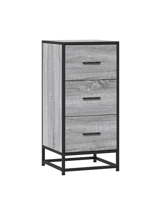 Office Storage Drawer Grey Sonoma L35.5xW35xH76cm