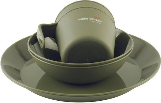 Set Servire Moss 2 Dine Set Easy Camp Verde