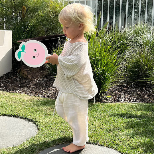 Sunnylife Kids Beach Rackets Velcro Poppy Peach Multi 26180112