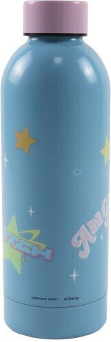 Gim Stitch Stainless Steel Kids Water Bottle Thermos with Screw-on Cap Non Spill Grey 530ml