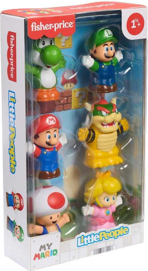 My Mario Little People Collector Mini Figures Height 7cm Set 6 Pieces