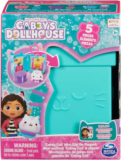 Spin Master Миниатюра за игра Къщата на куклите на Габи Kitty Fairy Мини клип Розова за 3+ години
