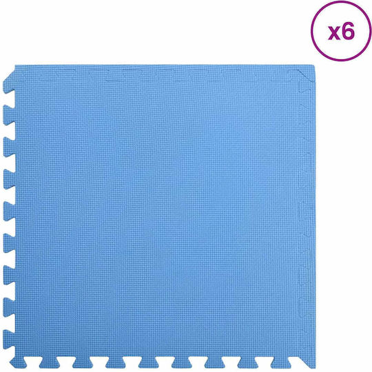 vidaXL Pool Ground Pad 60x60x1 cm Blue