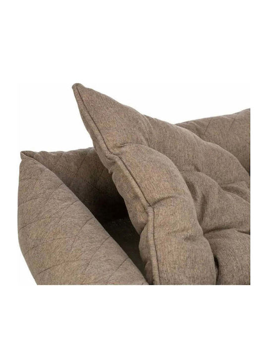 Sofa Dog Bed Brown 60x50cm