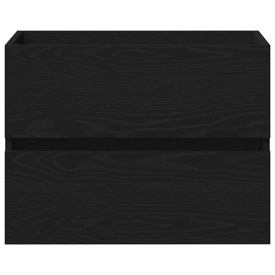 vidaXL Countertop with Sink L60xW38.5xH45cm Black Oak