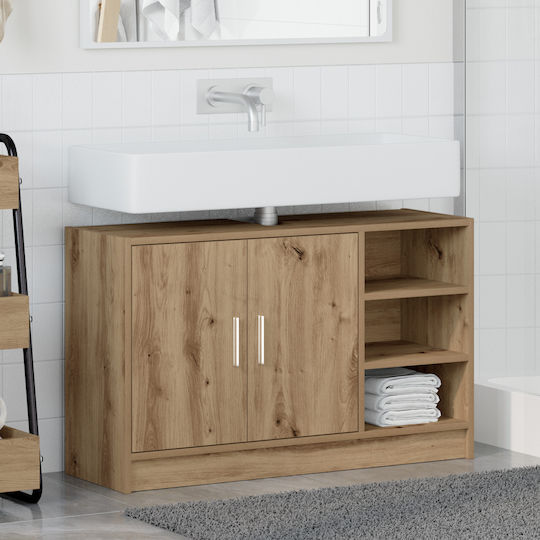 vidaXL Blat fără Lavoar L90xW29xH55cm Oak