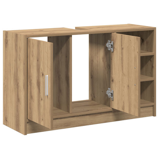 vidaXL Blat fără Lavoar L90xW29xH55cm Oak