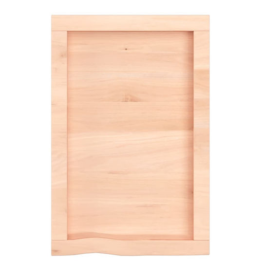 vidaXL Countertop without Sink L60xW40xH6cm Raw solid wood