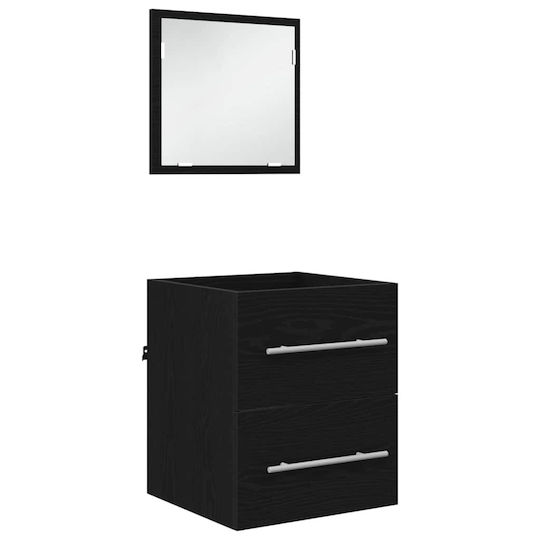 vidaXL Countertop without Sink L41xW38.5xH48cm Black Oak