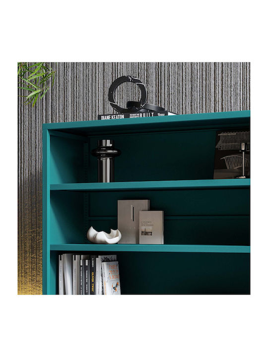 Bibliotecă Sea Turcoaz 100x90x35 cm