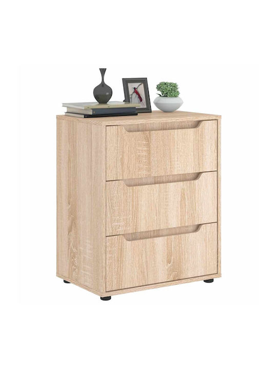 Vidaxl Sideboard Visnes Δρυς Sonoma 60x40x73 Cm Ξύλο Μηχανής