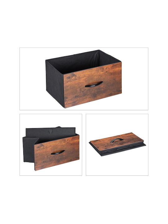 Ντουλάπι Γραφείου από MDF σε Καφέ Χρώμα, 92x45x30cm