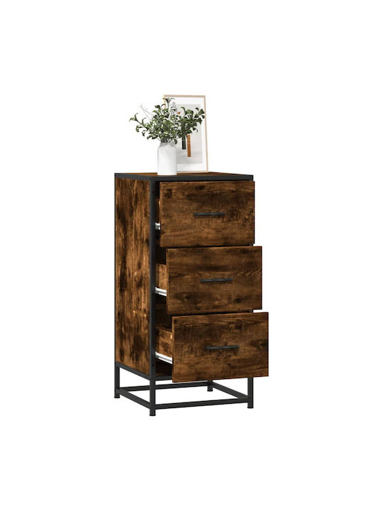 Office Storage Drawer Coffee L35.5xW35xH76cm