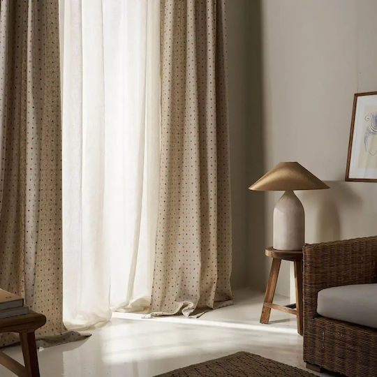 Gofis Home Κουρτίνα με Τρουκς Combe 502B 03 140x280εκ.