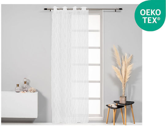 Easy Home Tres με Τρουκς Λευκή 140x260εκ.