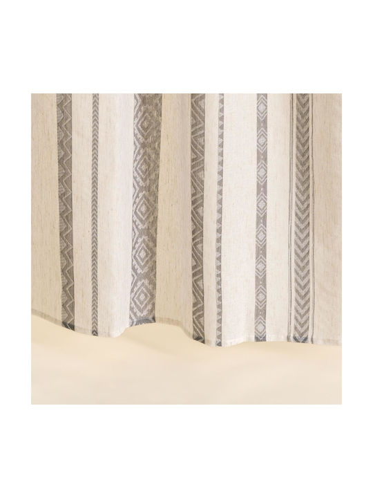 Easy Home Vorhang mit Grommet Dollu Beige 140x260cm