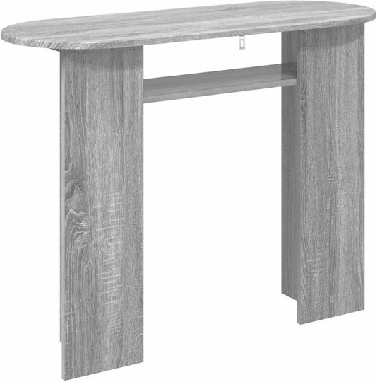 Wooden Console Gray Sonoma L100xW39.5xH75cm