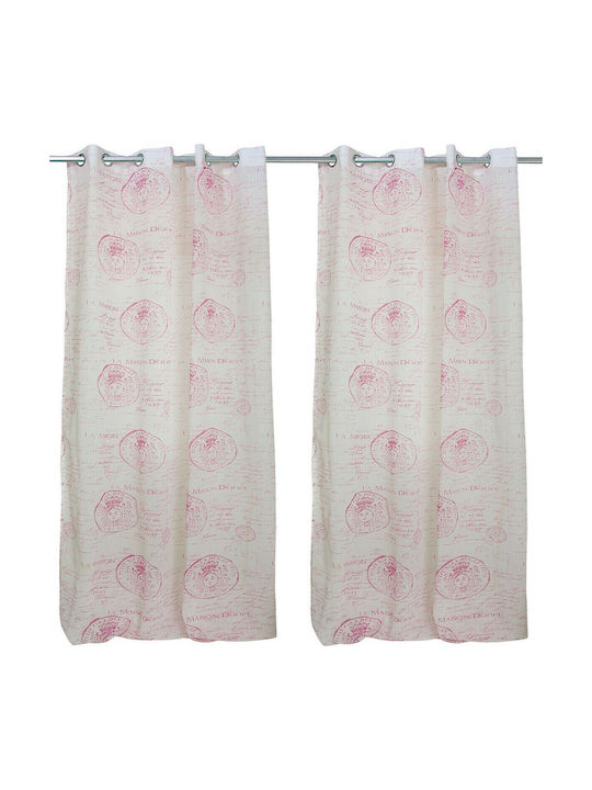 Das Home Perdea Cu Capse 2031 Ecru 140x280cm