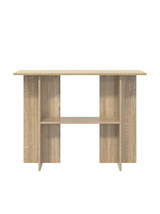 Wooden Console Table Sonoma Oak L100xW30xH75cm